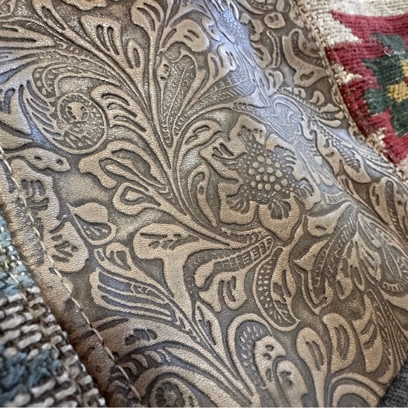 Myra weekender patchwork shoulder bag - Picture 11 of 12